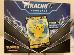 🔥Pokemon TCG Pikachu V Showcase Box Sealed - 1xChilling Reign 2xBrilliant Stars - Image 1
