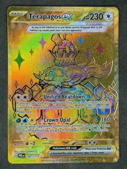 Terapagos ex - 180/131 Pokemon TCG Hyper Rare SV: Prismatic Evolutions Near Mint - Image 3