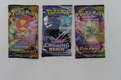 3 Packs Of Pokemon TCG Sword & Shield Booster Pack Sealed - Image 1