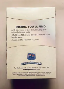 Pokemon TCG: Sword & Shield Brilliant Stars - Build and Battle Box - New SEALED 820650860102 - Image 2