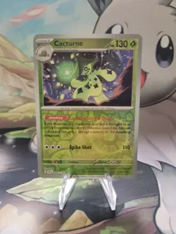 Pokemon TCG - Cacturne 006/198 - Reverse Holo - Scarlet & Violet - Image 1
