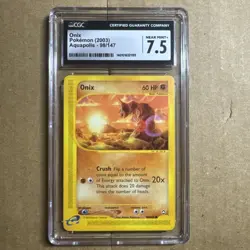 Onix Pokemon 2003 Aquapolis 98/147 CGC 7.5 - Image 1
