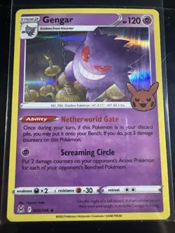 2023 Pokemon Trick Or Trade - Gengar 066/196 Holo Rare - Image 1