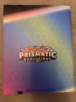 Pokemon TCG Scarlet & Violet Prismatic Evolutions Binder (Binder Only) - Image 2