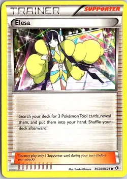 Elesa Common Legendary Treasures: Radiant Collection RC20/RC25 LP Pokemon - Image 1