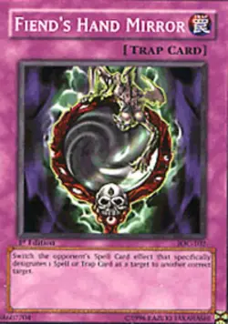 Fiend's Hand Mirror - IOC-102 - Common - 1st Edition - Lightly Played - Image 1