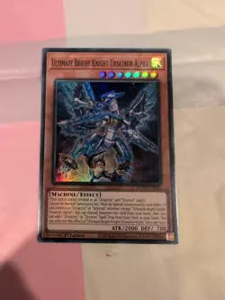 Ultimate Bright Knight Ursatron Alpha - DUNE-EN021 Super Rare 1st Edition Yugioh - Image 1