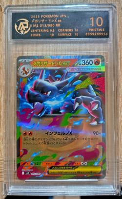 Carte card Pokemon gradee RPA PSA PCA 10 DRACAUFEU CHARIZARD ex mega 013/080 M2 - Image 1