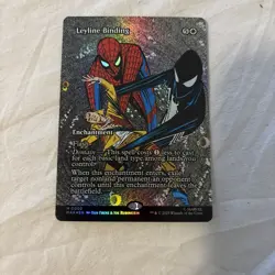 Leyline Binding - 0002 - M - Borderless - Foil - Marvels Spider-Man - MTG - NM/M - Image 2