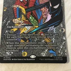 Leyline Binding - 0002 - M - Borderless - Foil - Marvels Spider-Man - MTG - NM/M - Image 3