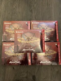 Magic: The Gathering Avatar The Last Airbender Collector Booster Box Lot Of 5 - Image 1