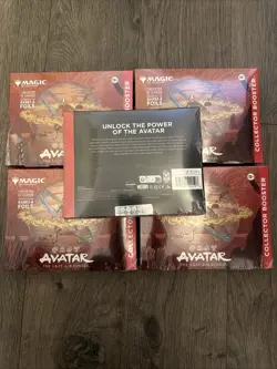 Magic: The Gathering Avatar The Last Airbender Collector Booster Box Lot Of 5 - Image 2