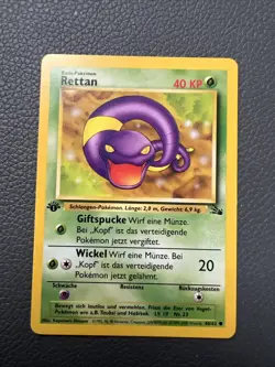 Rettan - Fossil Set - 46/62 - 1.Edition - Pokemon Karte - Deutsch - Image 1