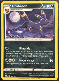 Umbreon 009/015 - McDonalds M24EN 2024 Pokemon TCG - NM Card - Image 1