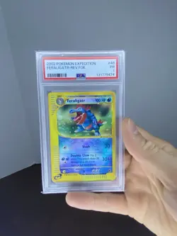 Pokemon Feraligatr Expedition Reverse Holo Card 46/165 PSA 1 - Image 1