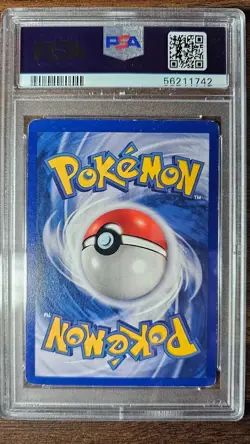 Pokemon Pikachu #58/102 Red Cheeks Shadowless Base Set PSA 7 - Image 2