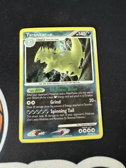 Tyranitar Lv.61 30/100 Stormfront Holo Rare Pokemon Card TCG 2008 - Image 1