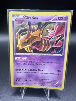 Pokemon Giratina TCG Holo Rare Black Star Promo Card XY184 - Image 1