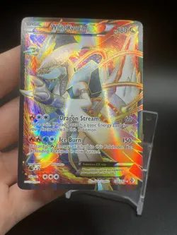 White Kyurem EX 146/149 Boundaries Crossed 2012 Full Art Holo Pokemon Card LP - Image 2