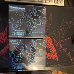 2 Pokemon Phantasmal Flames Pokemon Center Elite Trainer Box ETB SEALED - Image 1