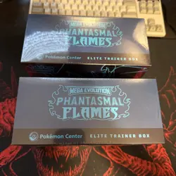 2 Pokemon Phantasmal Flames Pokemon Center Elite Trainer Box ETB SEALED - Image 2