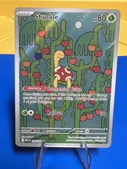 2025 Pokemon Mega Evolution Shuckle Illustration Rare #136/132 - Image 1