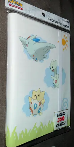 Pokemon TCG 🌟Ultra Pro 9-Pocket Togepi Evolutions Binder Holds 360 Cards New - Image 3