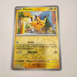 Pokemon Card Pikachu Paldean Evolved Reverse Holo 062/193 Near Mint - Image 1