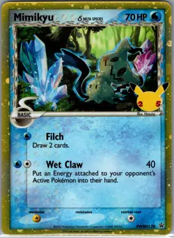 Mimikyu (Delta Species) SWSH136 Holo SWSH: Sword & Shield - Pokemon Card - NM - Image 1