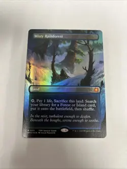 Misty Rainforest Borderless Foil Special Guest Card #0111 MTG - Image 1