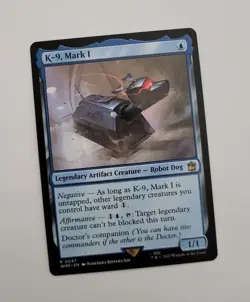 MTG K-9, Mark I 0047 Universes Beyond Doctor WHO Rare 2023 Card TCG ENG Unplayed - Image 1