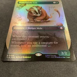 Badgermole Cub (Borderless) Foil (326) Avatar The Last Airbender MTG - Image 5