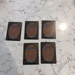 VTG Magic the Gathering Burnt Offering Cards-Lot of 5-1995-NICE - Image 4