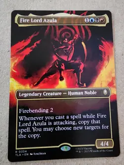 Fire Lord Azula - #334 Regular (Borderless) Avatar: The Last Airbender - Mtg - Image 1