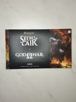 MTG Secret Lair X PlayStation: God Of War Greek Foil Edition - Sealed - Image 1
