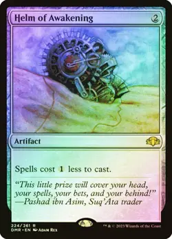 Helm of Awakening FOIL - 224/261 - Rare - Dominaria Remastered DMR MTG - Image 1