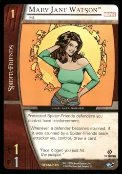 Mary Jane Watson 2004 Marvel vs System Spider-Man TCG Card (NM) - Image 1