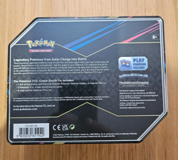Pokemon TCG - Crown Zenith Tin [Galarian Zapdos] - FACTORY SEALED - Image 2