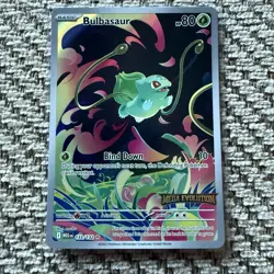 Bulbasaur Mega Evolution Stamped Promo 133/132 Illustration Rare Pokemon TCG - Image 1