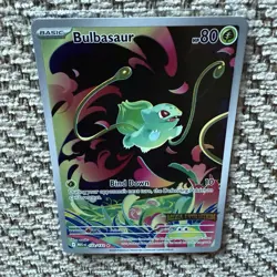 Bulbasaur Mega Evolution Stamped Promo 133/132 Illustration Rare Pokemon TCG - Image 4