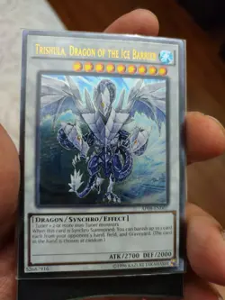Yugioh Konami AP08 Trishula Dragon of The Ice Barrier Ultimate Rare M/NM - Image 2