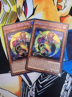 Lunalight Gold Leo x2 - DUAD-EN005 - 1st Edition - NM/LP - Secret Rare - Yugioh - Image 1