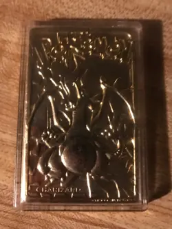 Pokemon Special Edition 23 karat Gold Plated Trading Card / #06 Charizard - Image 1