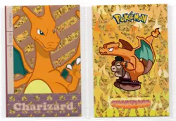 Cracked Ice Holo *Electric Pikachu Card Database* - * CHARIZARD * POKEMON- RARE - Image 1