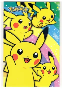 Cracked ice Holo- Pokemon -Electric Card Database- PIKACHU - Image 1
