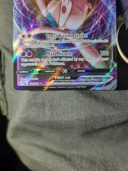 Pokemon TCG Mew VMAX 114/264 Ultra Rare Holo Card Near Mint Condition - Image 3
