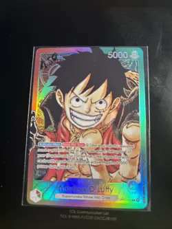 Monkey D. Luffy One Piece Card Diy Alt Art Full Art Leader ROMANCE DAWN - Image 1