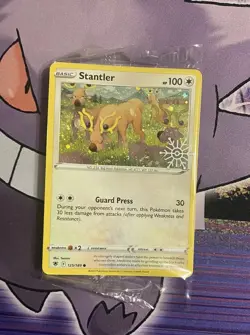 Stantler 2023 Advent Calendar Snowflake Stamp Promo Pokemon Card 125/189 Sealed - Image 1