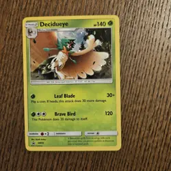 Decidueye - SM55 - Pokemon Promo Sun & Moon Holo Rare Card Tcg - NM 2017 - Image 1