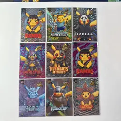 Pokemon Pikachu Cosplay FE Holiday Exclusive Foil Hits. Non Tcg Fan Art Cards. 1 - Image 1